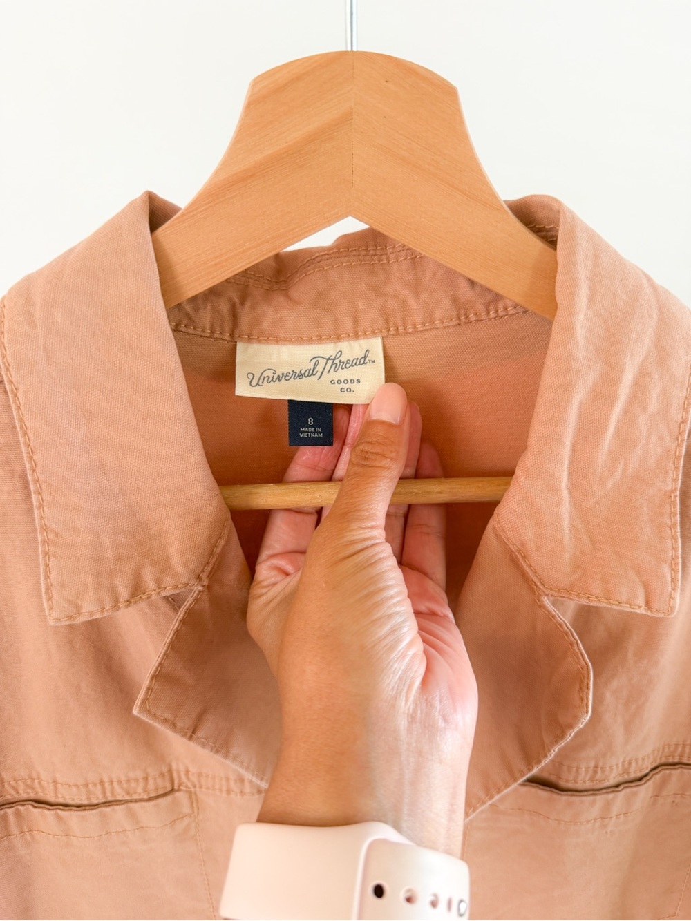Universal Thread Long Sleeve Utility Boilersuit Jumpsuit - Clay/Tan- Size 8 - Picture 2 of 6